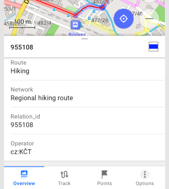 Route info