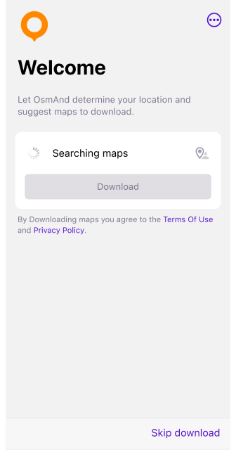 Download map iOS